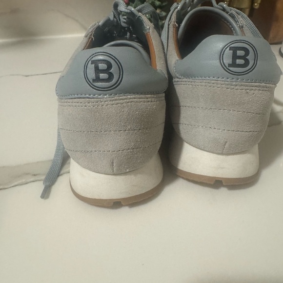 Bally Sneakers Gray Suede Luxury Shoes Size 6.5 - Picture 5 of 8